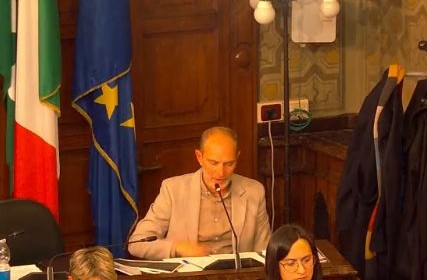 Assessore Paolo Bianchi ieri sera in Consiglio comunale