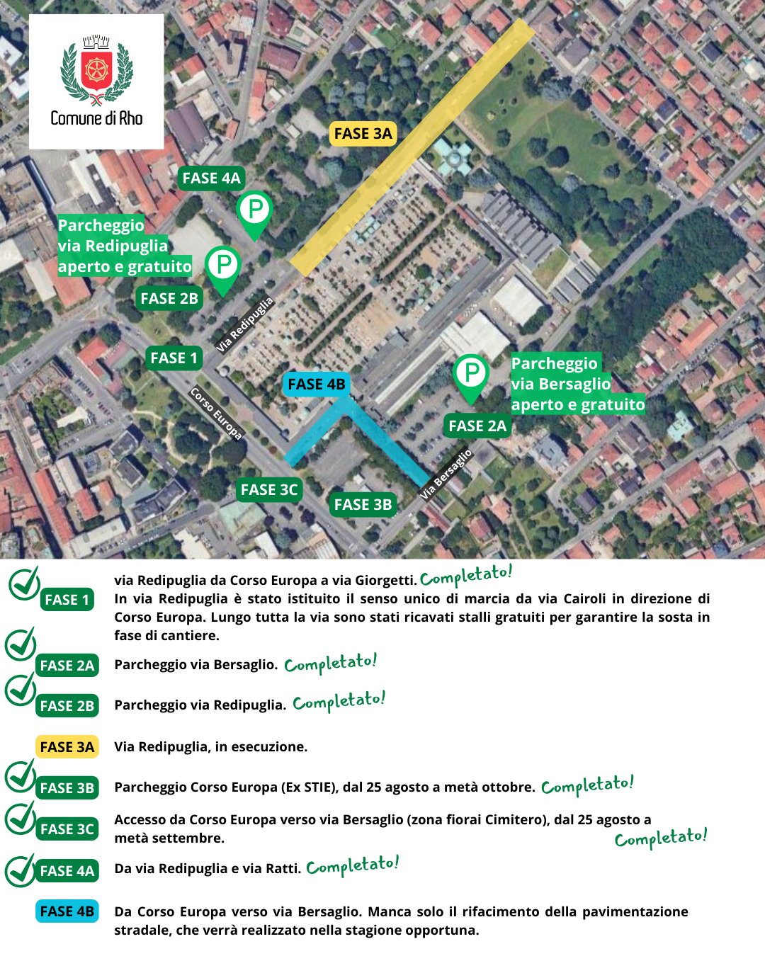 Mappa parcheggi spugna