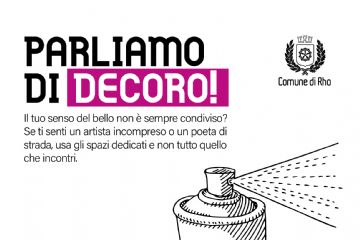 L'immagine dedicata al decoro urbano nella campagna Rho Si-Cura