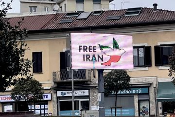 Nella foto il videowall in area Pasqué