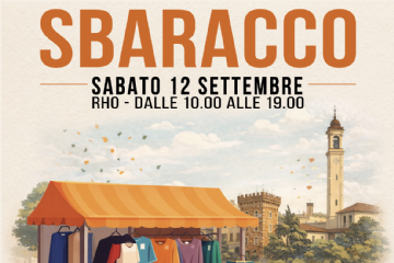 Locandina dell'evento "Lo Sbaracco" di sabato 12 settembre 2026.