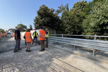  

Nella foto il giro cantieri dello scorso mese di luglio