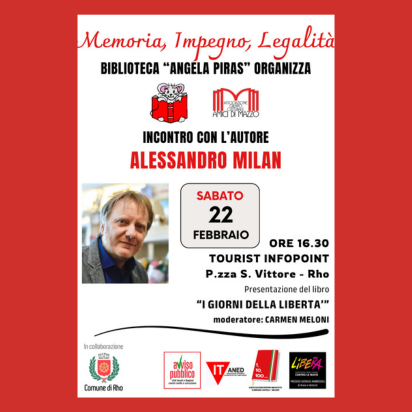 Memoria Impegno Legalità Incontro con l'autore Alessandro Milan