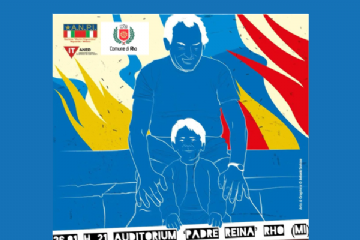 locandina disegno nonno e nipote èiccolo e sotto un cucchiaio