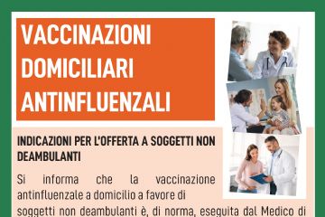 Vaccinazioni Antinfluenzali: le indicazioni della Asst Rhodense per le persone non deambulanti