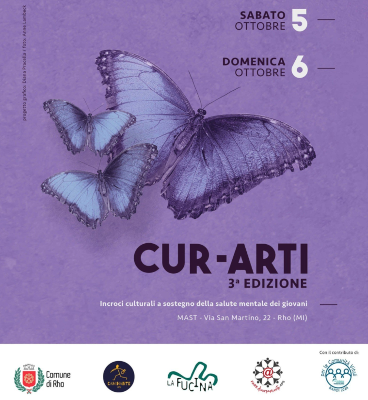 locandina CUR - ARTI farfalle