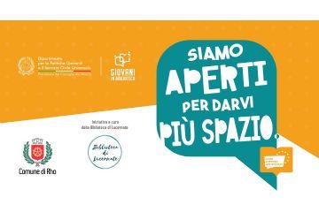 Il Comune di Rho e la Biblioteca di Lucernate propongono il progetto “Giovani in Biblioteca”, con lo slogan “Siamo aperti per darvi più spazio”, tante le iniziative nate in collaborazione con le cooperative del territorio che si svolgeranno principalmente presso la Biblioteca di Lucernate.