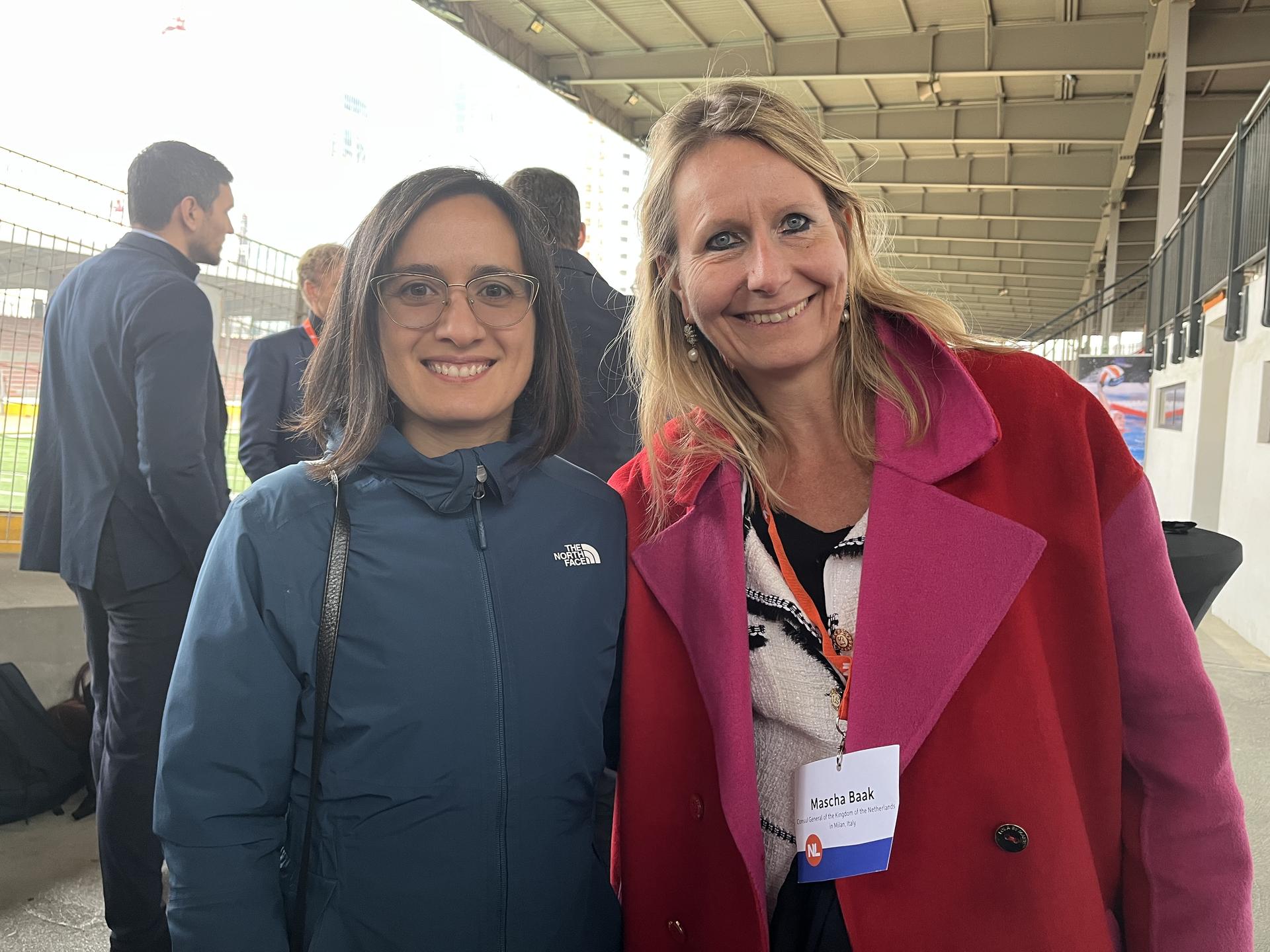 Valentina Giro con Mascha Baak