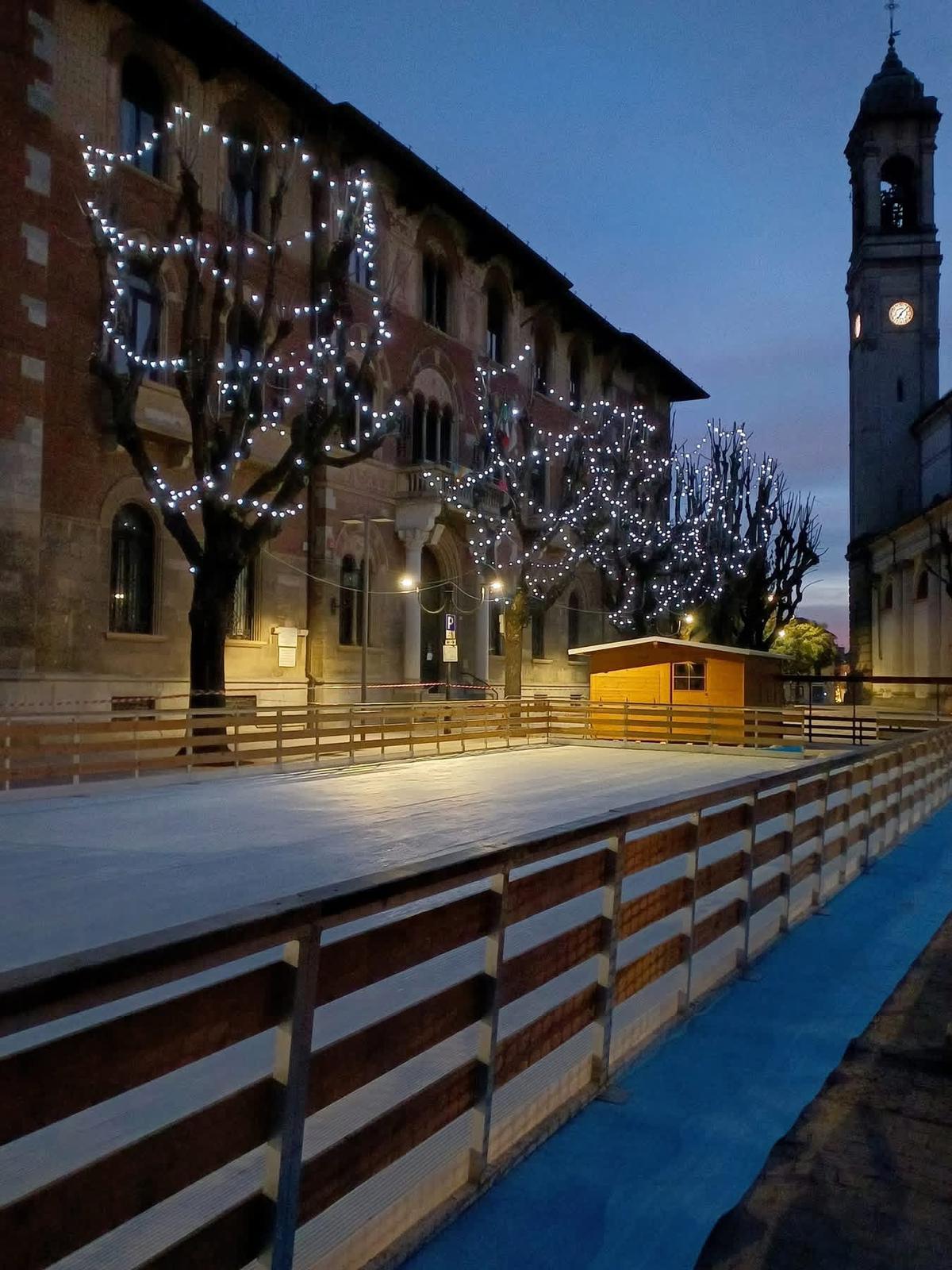 La pista di ghiaccio in una foto di Antonio Danese