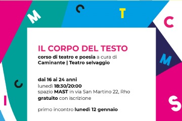Locandina Colorata Con Lettere In Stampatello  E In Una Cornice Rettangolare Titolo Il Corpo Del Testo E Programma
