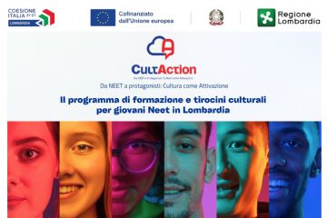 locandina con volti di giovani 