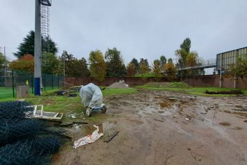 Campo polifunzionale pre lavori